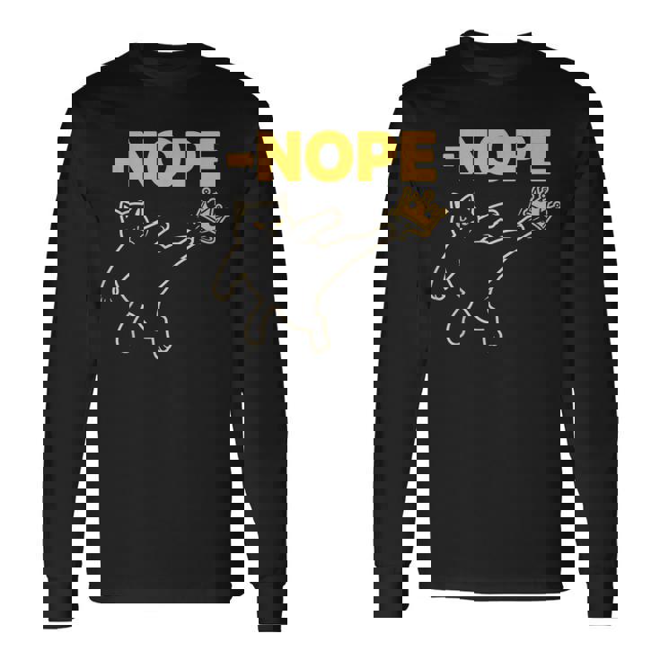 No Kings In America レトロ エッジの効いた抗議 長袖Tシャツ