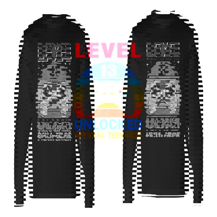 Official Nager 13Th Birthday Level 13 Unlocked 長袖Tシャツ