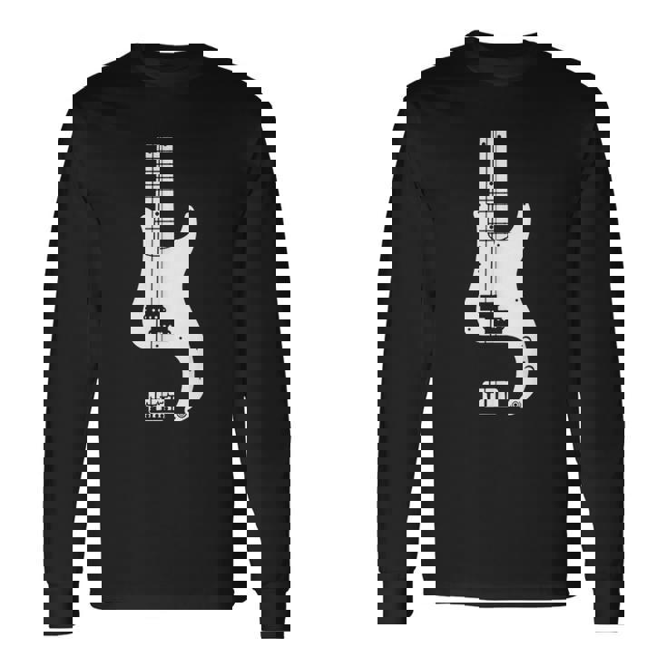 P ベースギター 長袖Tシャツ