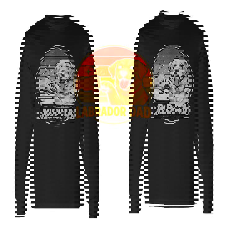 Papà Labrador Padrone – Il Migliore Amico Del Cane Maglietta a maniche lunghe