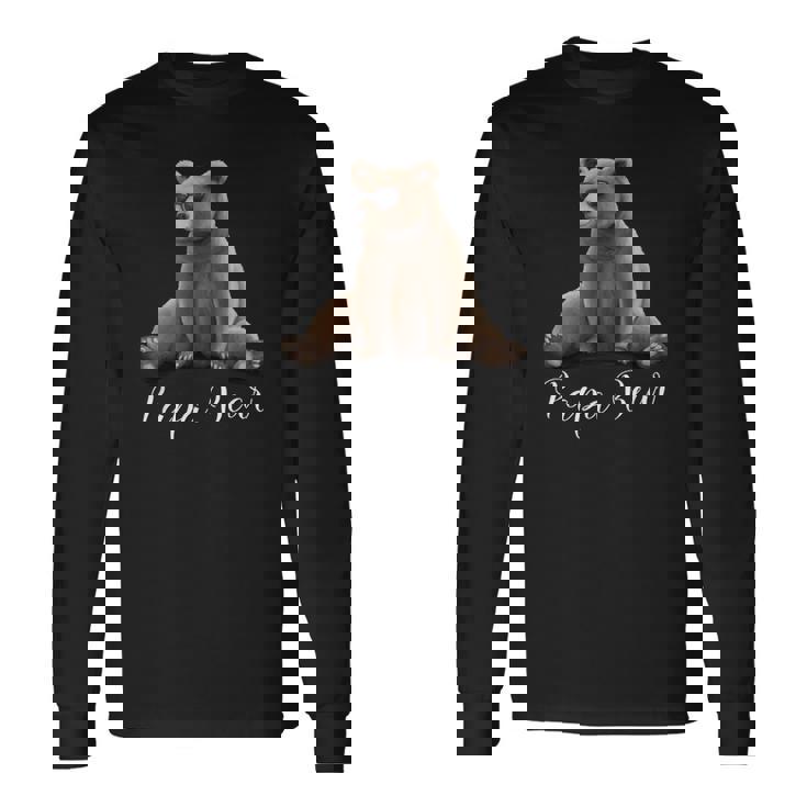 Papà Orso Casuale Maglietta a maniche lunghe