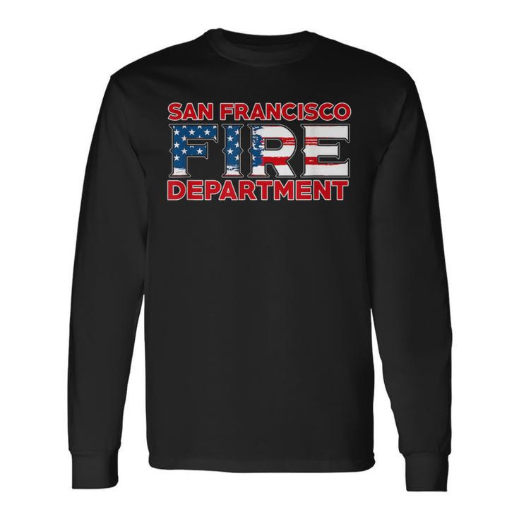 Pompiers Dean Francisco Californie T-shirt à manches longues