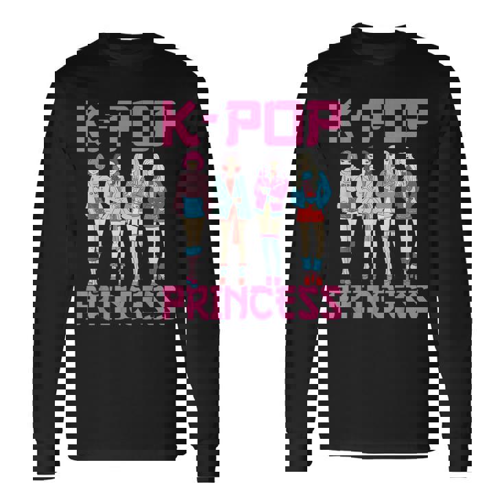 Princesa Del K-Pop En El K-Pop Camiseta de manga larga