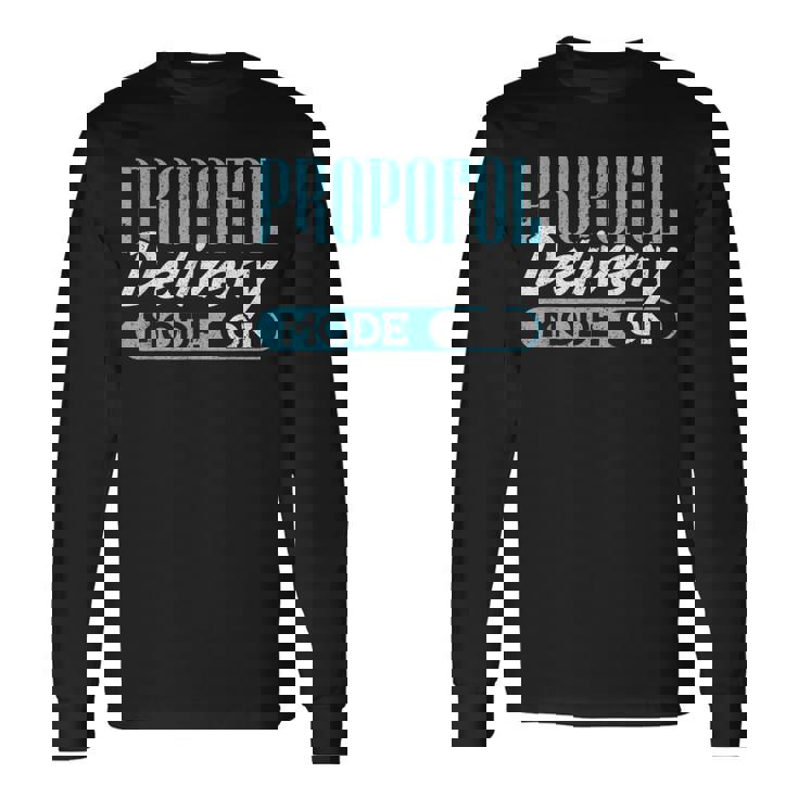 Propofol Delivery Mode On 麻酔科医 長袖Tシャツ