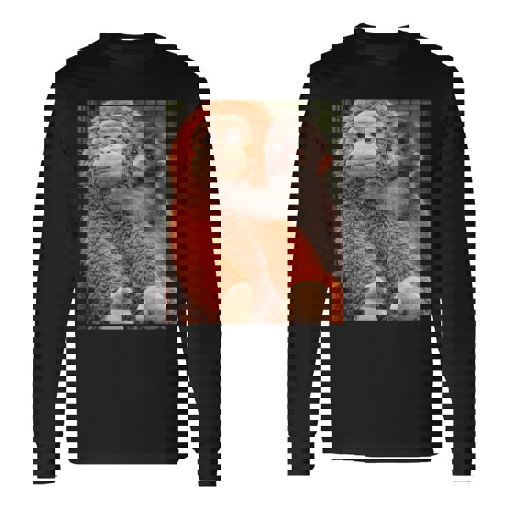 Punch The Monkey Meme X Ape Cute Punch Monkey Baby Meme 長袖Tシャツ