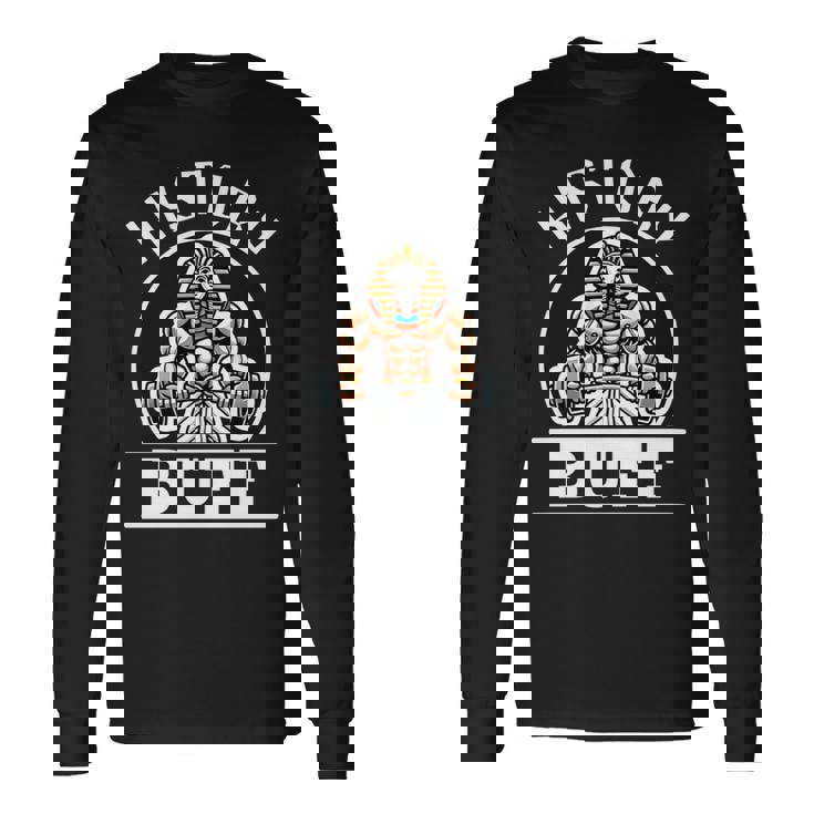 Ra 古代エジプトの歴史バフ担当者 面白い歴史 長袖tシャツ 長袖Tシャツ