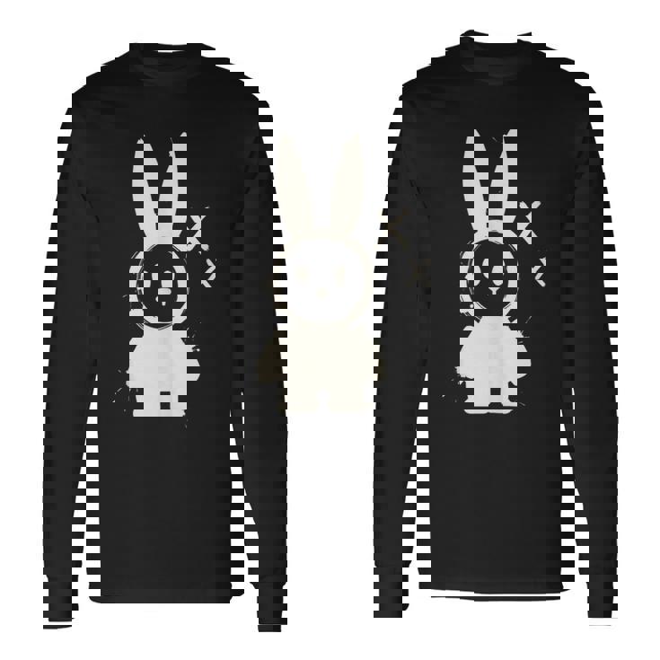 Rabbit Kawaii Creepy-Cute Bunny Aesthetic K-Pop & Alt Vibe Tank Top Long Sleeve T-Shirt