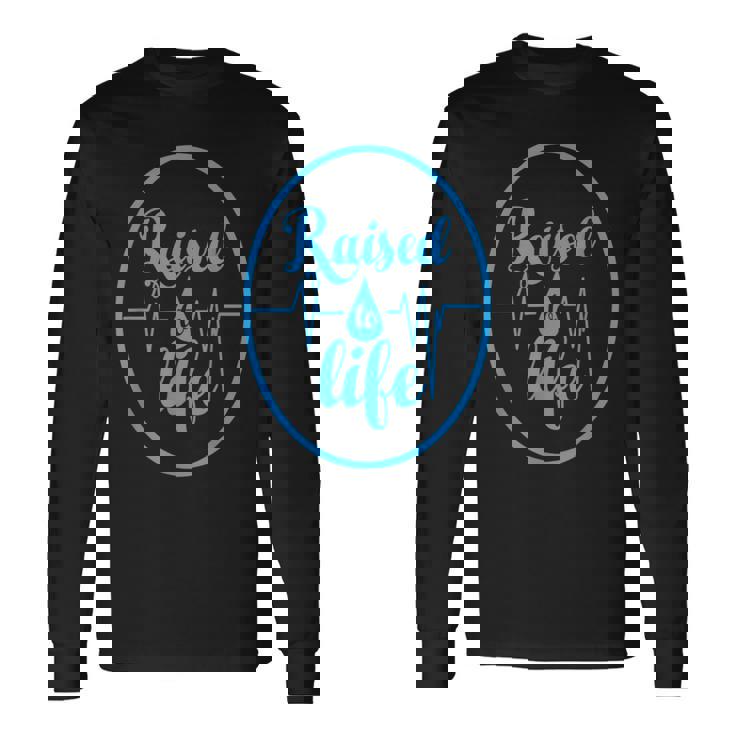 Raised To Life キリスト教徒ウォーター洗礼のギフトtシャツ 長袖Tシャツ