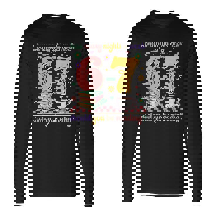 Reading 67 Teacher Six Seven Reading 6 7 Book Lover Long Sleeve T-Shirt