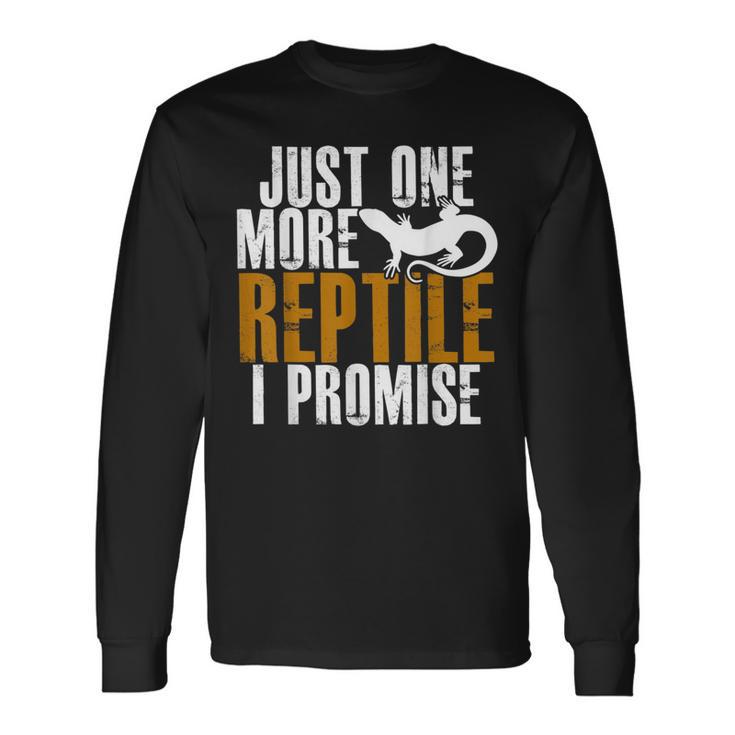 Reptile Lovers Propietarios De Lagartos Para Dueños De Reptiles Camiseta de manga larga