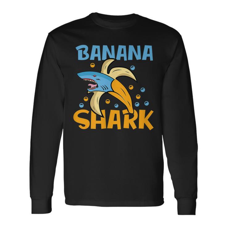 Requin Banane T-shirt à manches longues