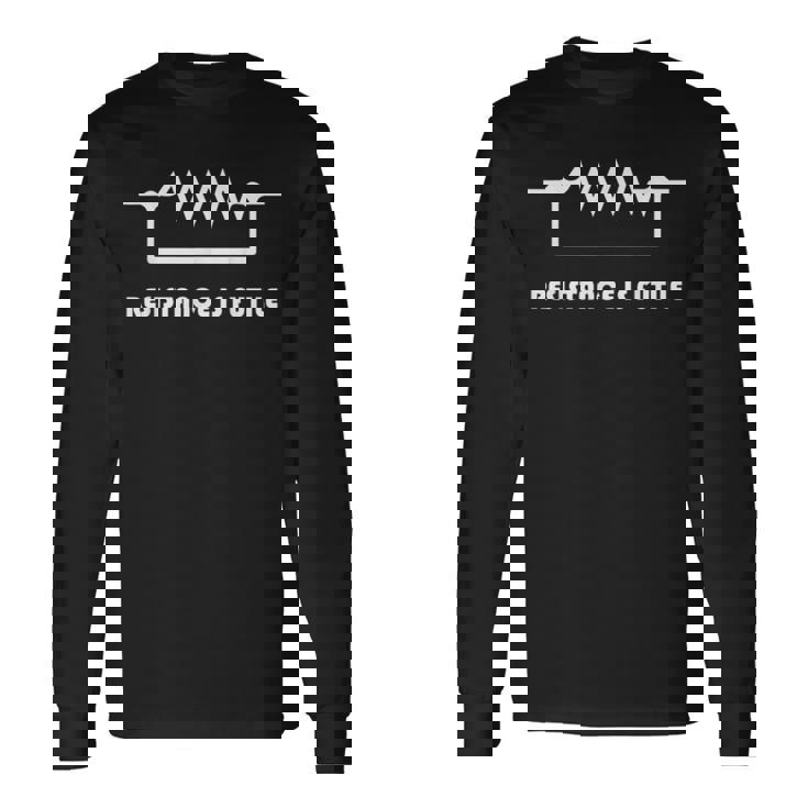 Resistance Is Futile 長袖Tシャツ