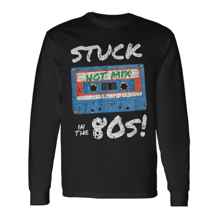 Ruban Cassette Rétrotyle Années 80 Avec Inscription Tuck In The 80 T-shirt à manches longues