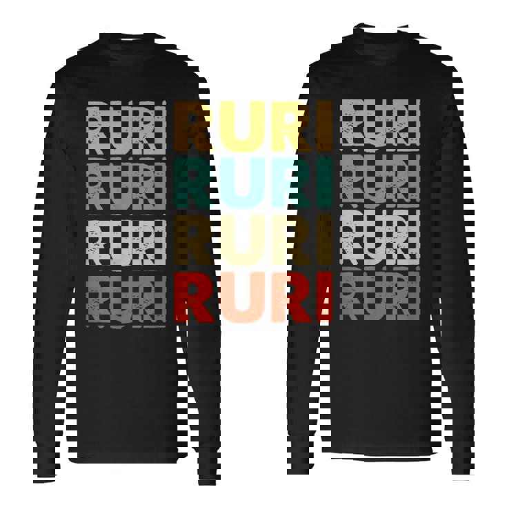 Ruri 瑠璃 長袖Tシャツ