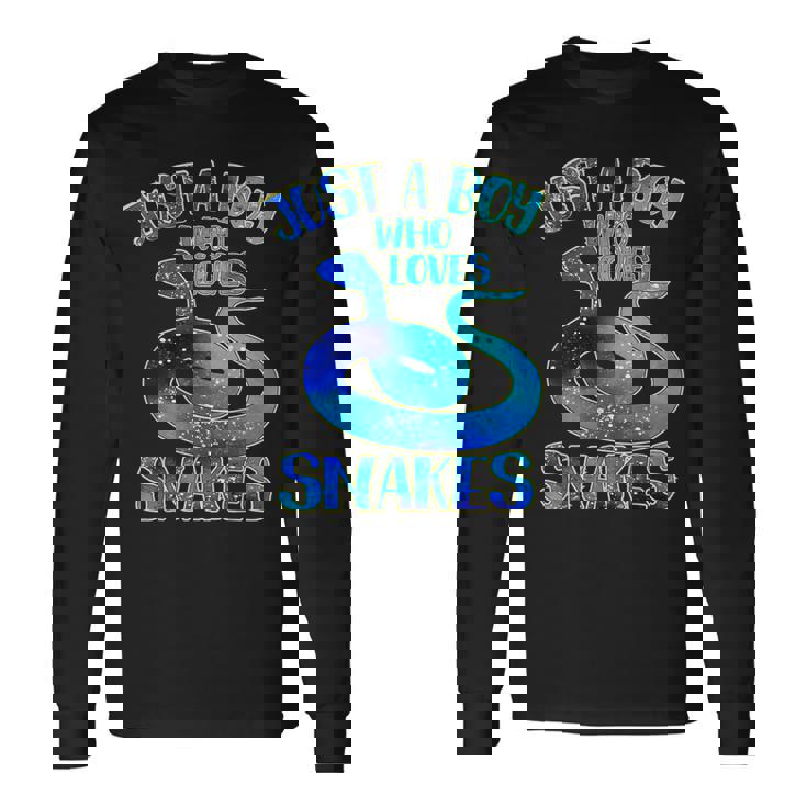 Sólo Un Niño Que Ama A Laserpientes Camiseta de manga larga