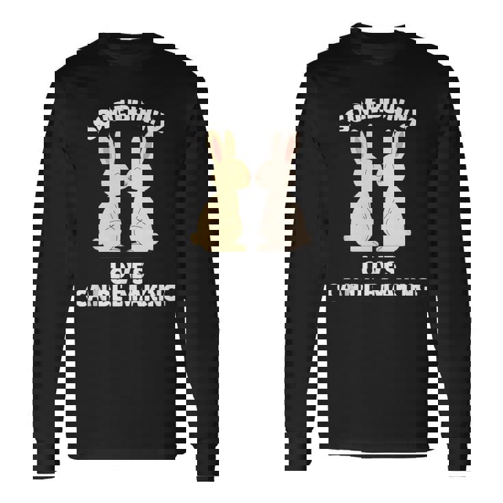 Somebunny Loves Candle Making Cute Easter Bunny Candle Maker Tank Top Long Sleeve T-Shirt