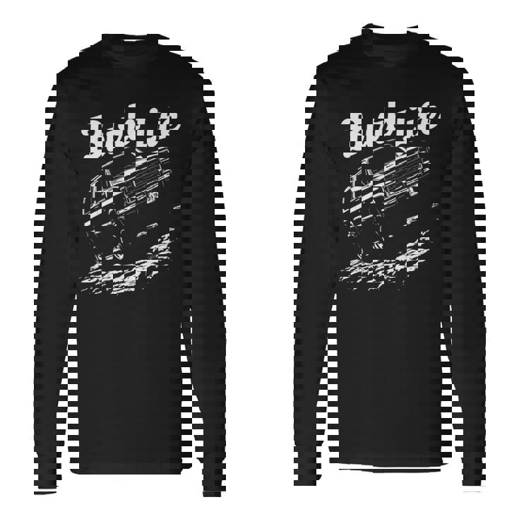 Squarebody Burb ライフトラック シルエット スクエアボディ サバーバン 長袖tシャツ 長袖Tシャツ