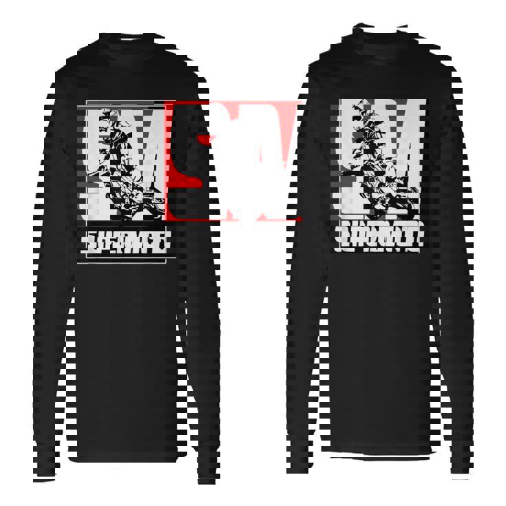 Supermoto スーパーモタード エンデューロ オートバイクロス 長袖Tシャツ