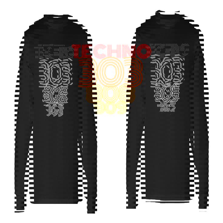 Synthesizer Techno 303 808 909 For Fans Of Analogueounds 長袖Tシャツ ギフトのアイデア
