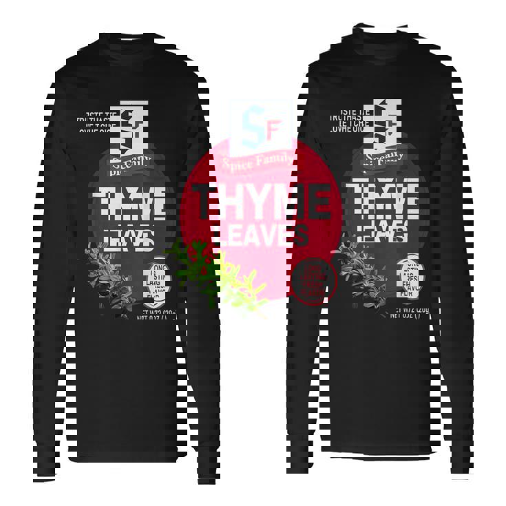 Thyme Leaves Halloween Spice Costume Group Matching Long Sleeve T-Shirt