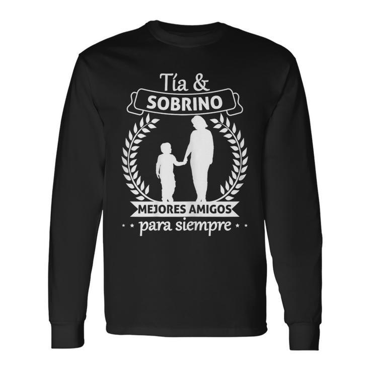 Tía Yobrino Mejores Amigos Paraiempre Camiseta de manga larga