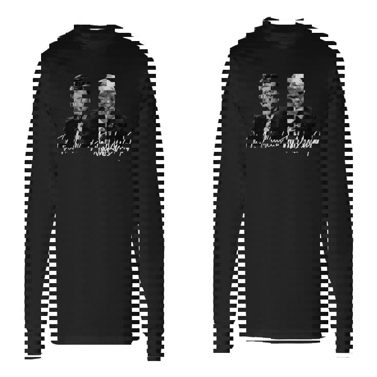 Trump Kennedy Donald Trump Us 歴代大統領 署名 長袖tシャツ 長袖Tシャツ