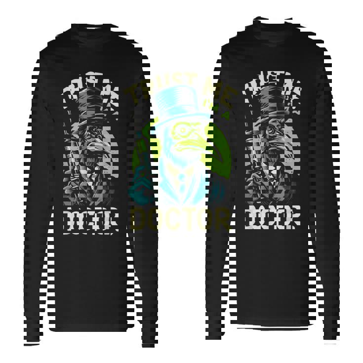Trust Me I'm A Doctor Plague エモ スチームパンク ゴス ヒップスター 長袖Tシャツ