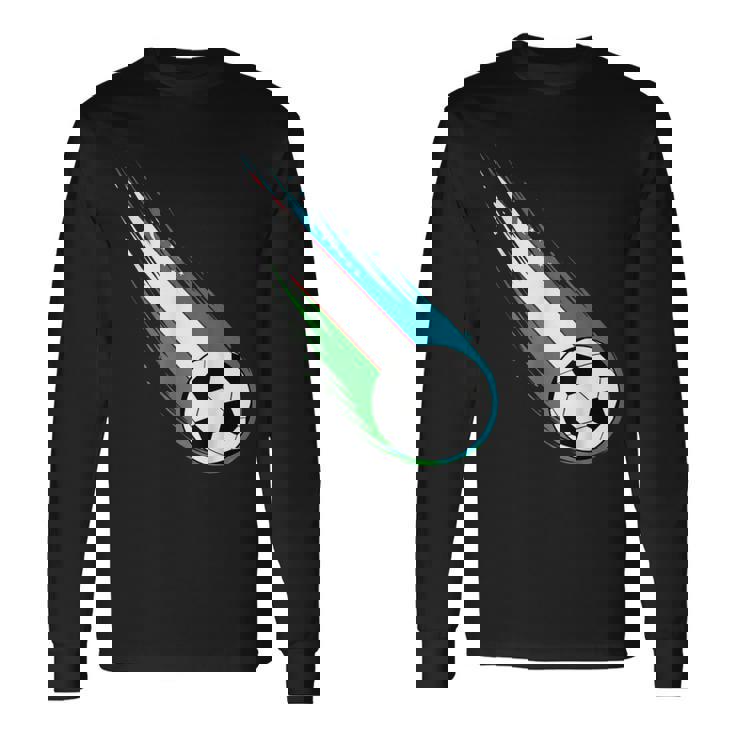 Uzbekistan Flag Graphic Uzbekistan Pride Heritage Long Sleeve T-Shirt