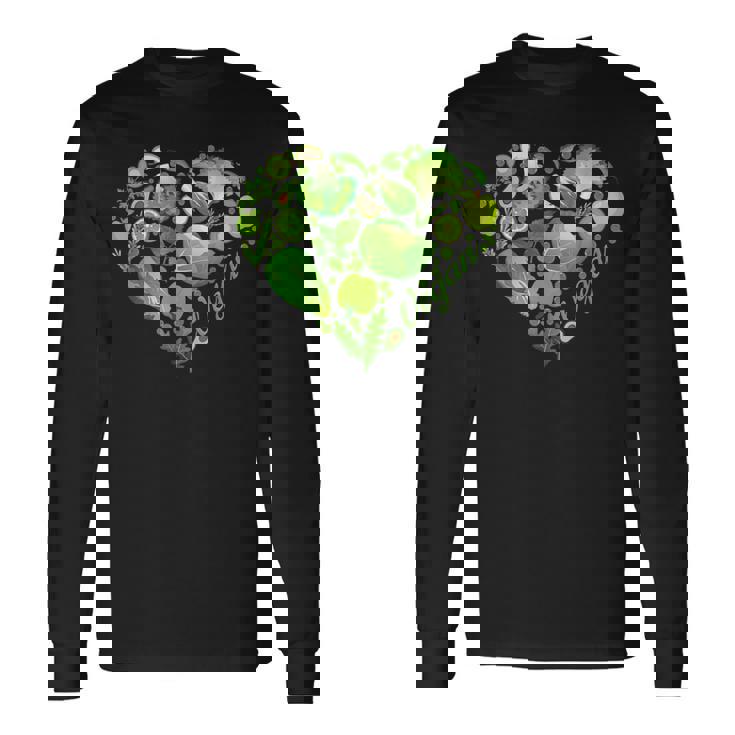 Vegantop Eating Animaltartegetables Foodegan 長袖Tシャツ