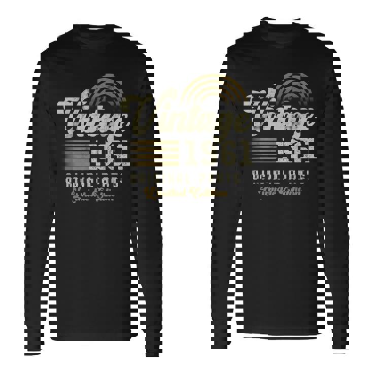 Vintage 1961 オリジナルパーツ 65歳の誕生日 長袖Tシャツ ギフトのアイデア