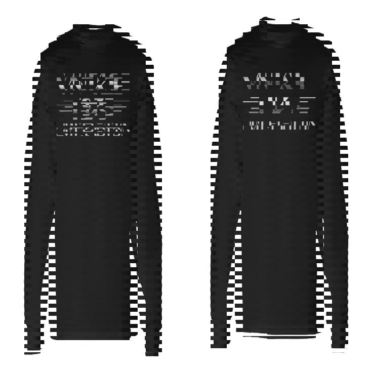 Vintage 1975 51歳の誕生日 クラシックカー 長袖Tシャツ