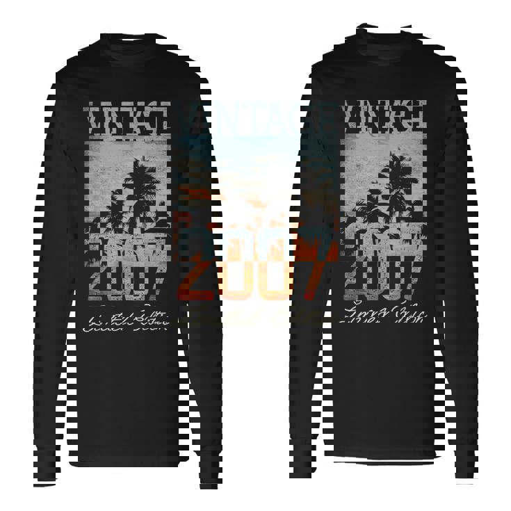 Vintage 2007 Limited Edition 19Th Birthday 19 Year Old 長袖Tシャツ