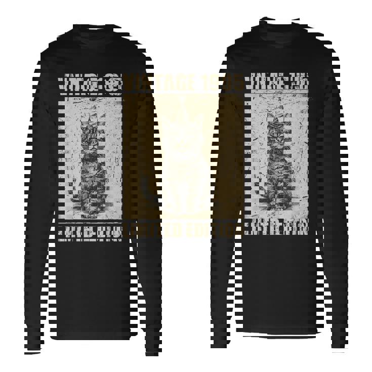 Vintage Cat 1995 30歳の誕生日 限定版 長袖Tシャツ