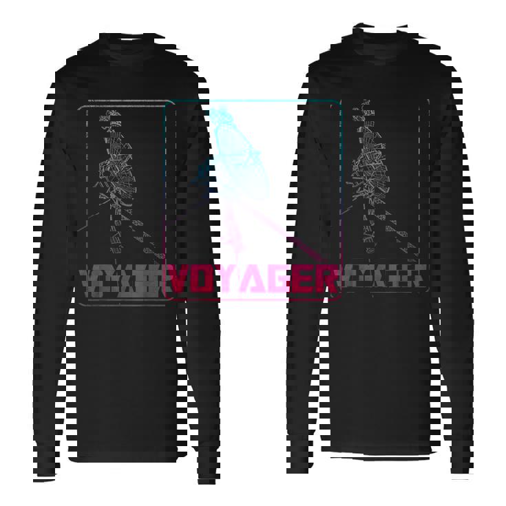 Voyager 宇宙探査機 宇宙船 太陽系 天文学 長袖Tシャツ ギフトのアイデア
