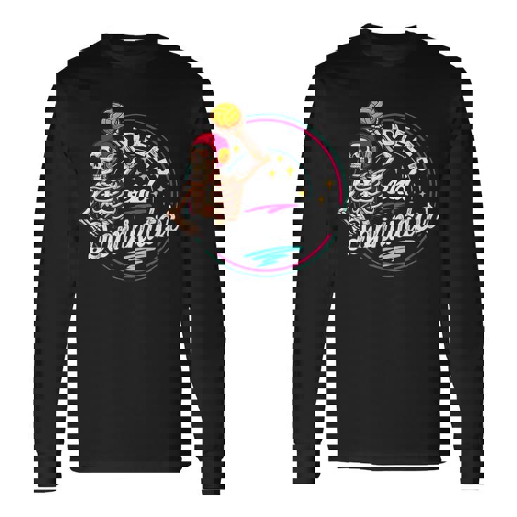 Water Polo タフアグレッシブプレイヤーディープエンドドミネーター。 長袖Tシャツ