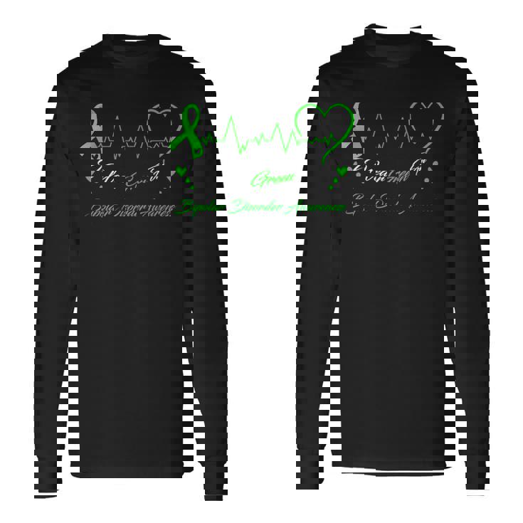 I Wear Green For Bipolar Disprder Awareness 長袖Tシャツ
