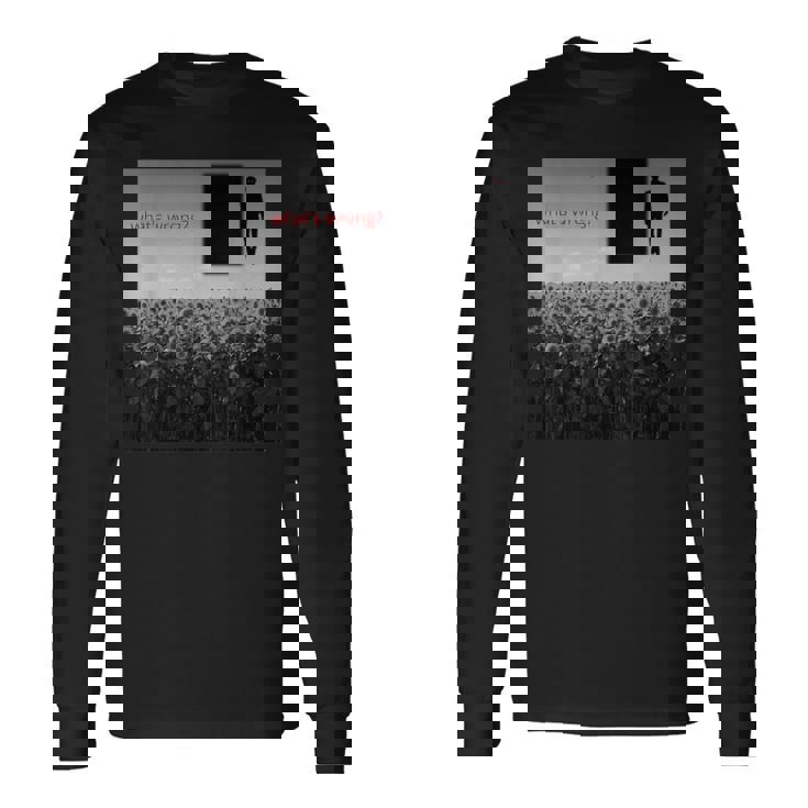 Weirdcore Aesthetictrangecore不気味なシャドウドリームコア 長袖Tシャツ