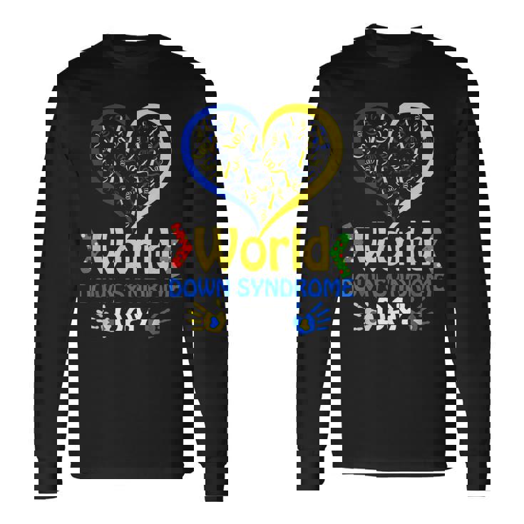 World Downyndrome Day Upport And Awareness 321 長袖Tシャツ