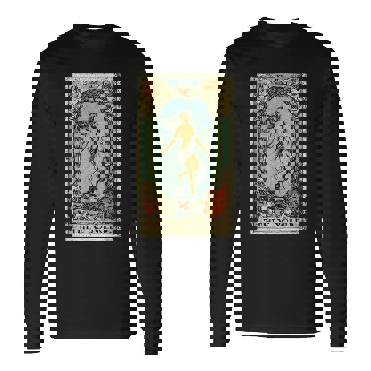 The World タロットカードtシャツ、The World タロットカードtシャツ、 長袖Tシャツ