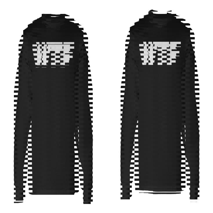 Wtf 長袖Tシャツ