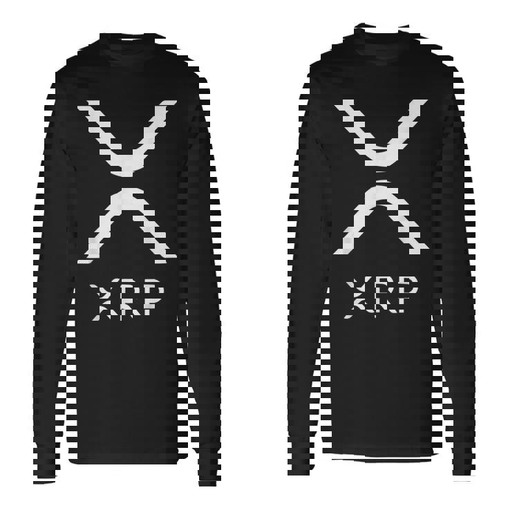 Xrp リップルアルトコイン暗号通貨支払いプロトコル通貨 長袖Tシャツ