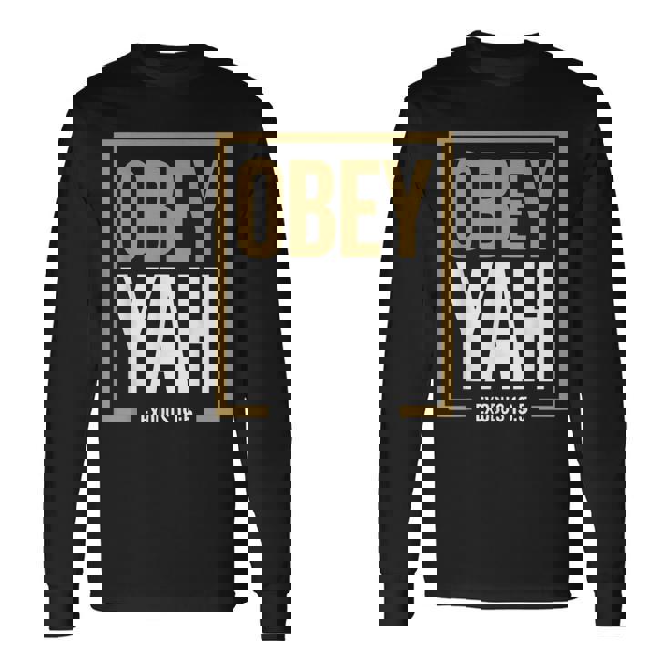 Yah Exodus 19 長袖Tシャツ