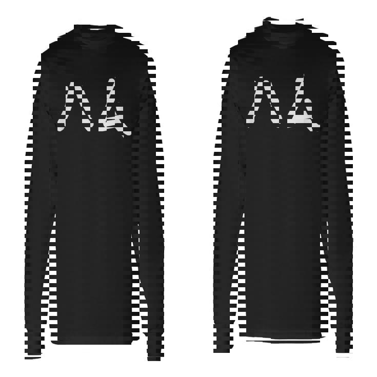 「ハム」おもしろ 漢字文字入りハム 長袖Tシャツ