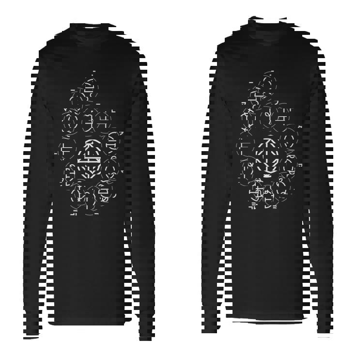 【カタカムナ 第3首】神代文字 スピリチュアル 言霊 癒し ヒーリング 面白い おもしろ お守り 開運 古代 文字 長袖Tシャツ