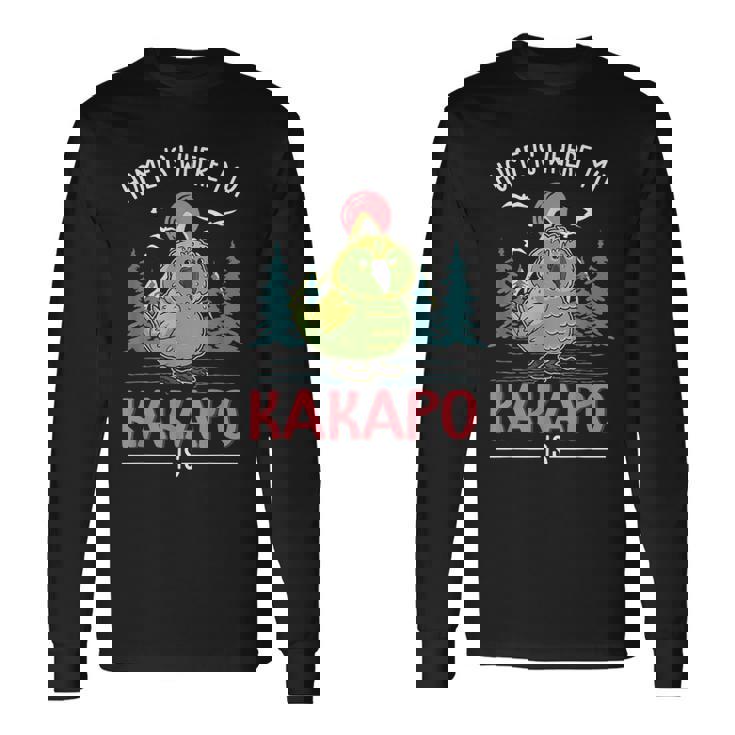 おうちは私のカカポがカカポ 長袖Tシャツ ギフトのアイデア