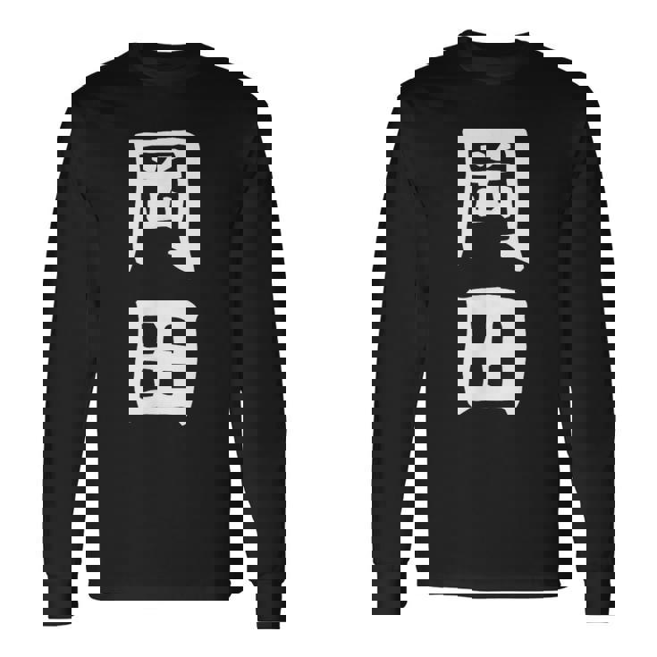 おもしろtシャツ【岡田】名字 家族お揃い ギャグ ネタ ウケ狙い 贈り物 ギフト 長袖Tシャツ