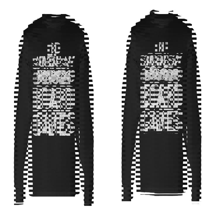 おもしろボードゲームシャツ Didomeoneay ボードゲーム 長袖Tシャツ