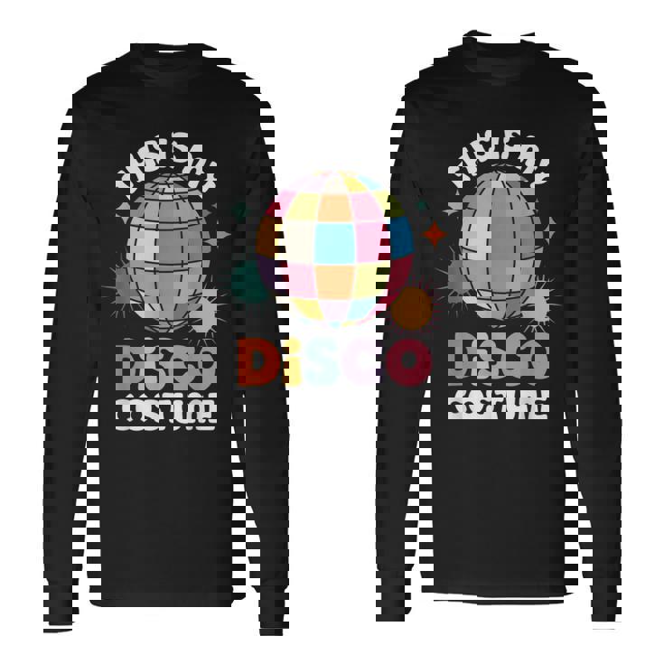 これは私のディスココスチュームrecto 1970年代のファンキーな面白いです 長袖Tシャツ