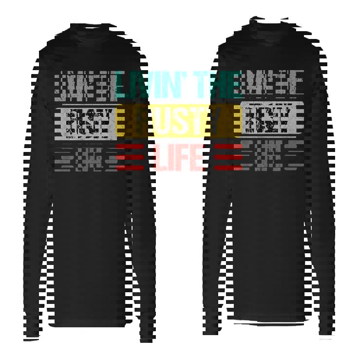 さびた名前 長袖Tシャツ