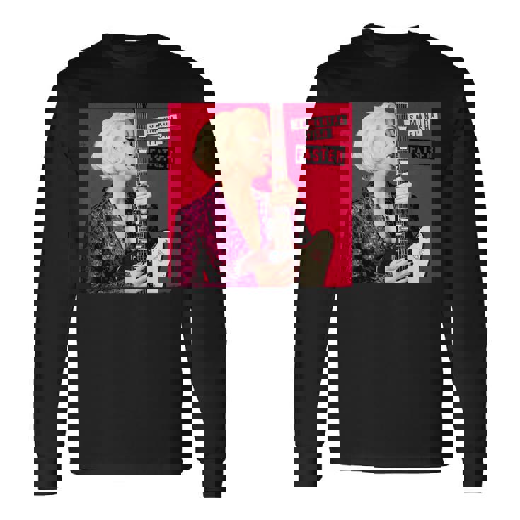 より速く 長袖Tシャツ